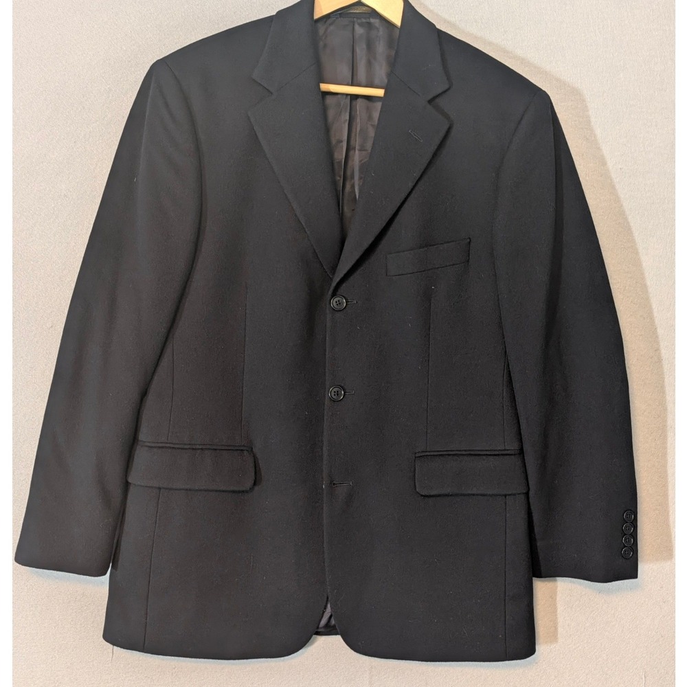 Brooks Brothers 346 Sport Coat Dark Navy 100% Cashmere Blazer Mens 40R